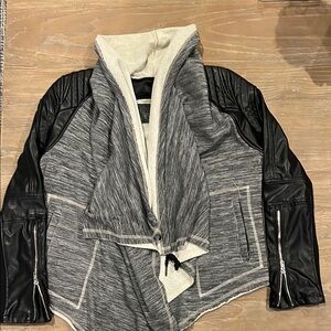 BlankNYC mixed media jacket